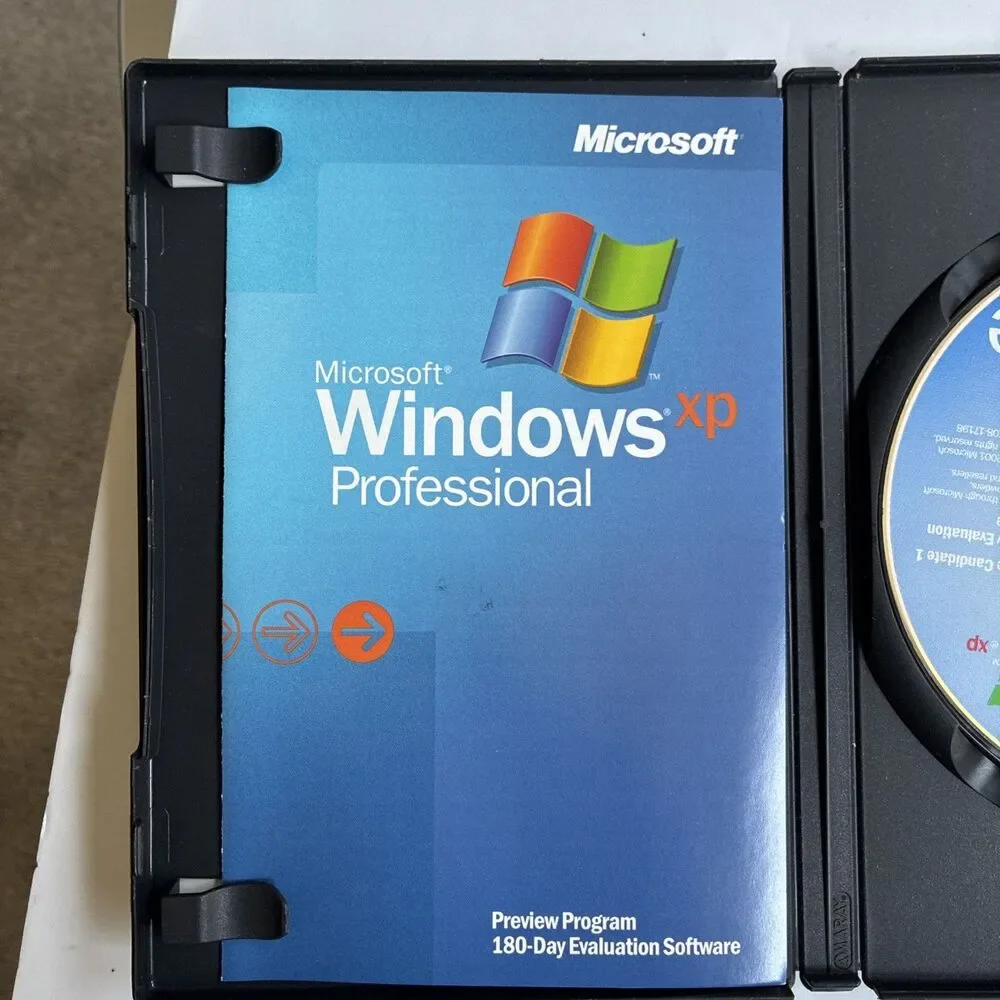 Microsoft Windows XP Professional 180-Day Evaluation Software Kit W/product Key